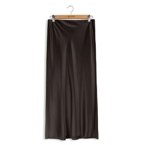Point Satin Slip Skirt